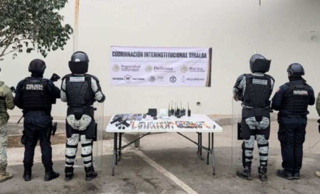 Foto: Cortesía Operativos en cárceles de Sinaloa descubren armas y electrónicos ilegales