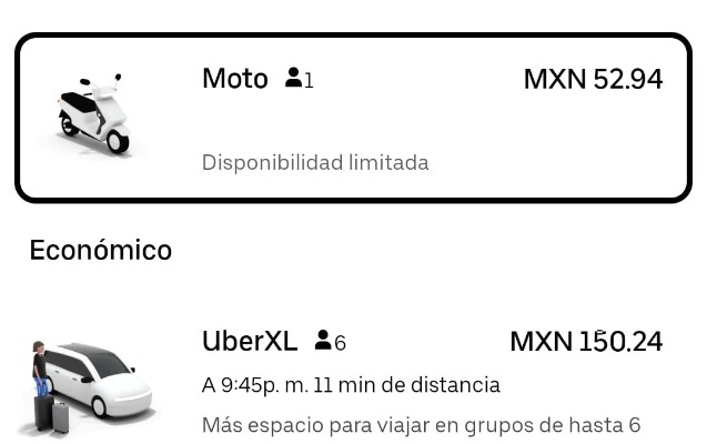 Foto: Cortesía Señalan omisiones de Uber para dejar de ofrecer en Puebla servicio en moto