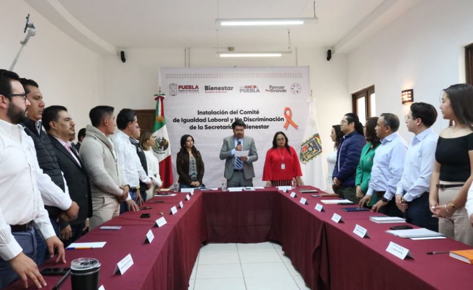Foto: Cortesía Puebla instala Comité de Igualdad para un entorno laboral justo