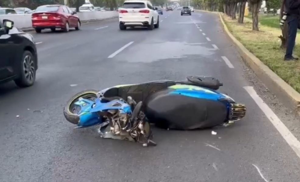 Foto: Cortesía Tragedia en la Recta a Cholula: motociclista muere tras brutal impacto