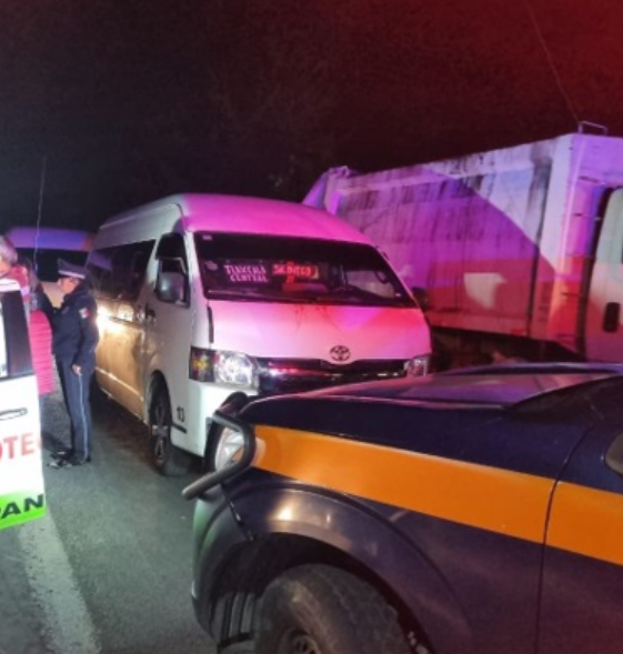Riña entre conductores deja un lesionado y dos detenidos en Tlaxcala