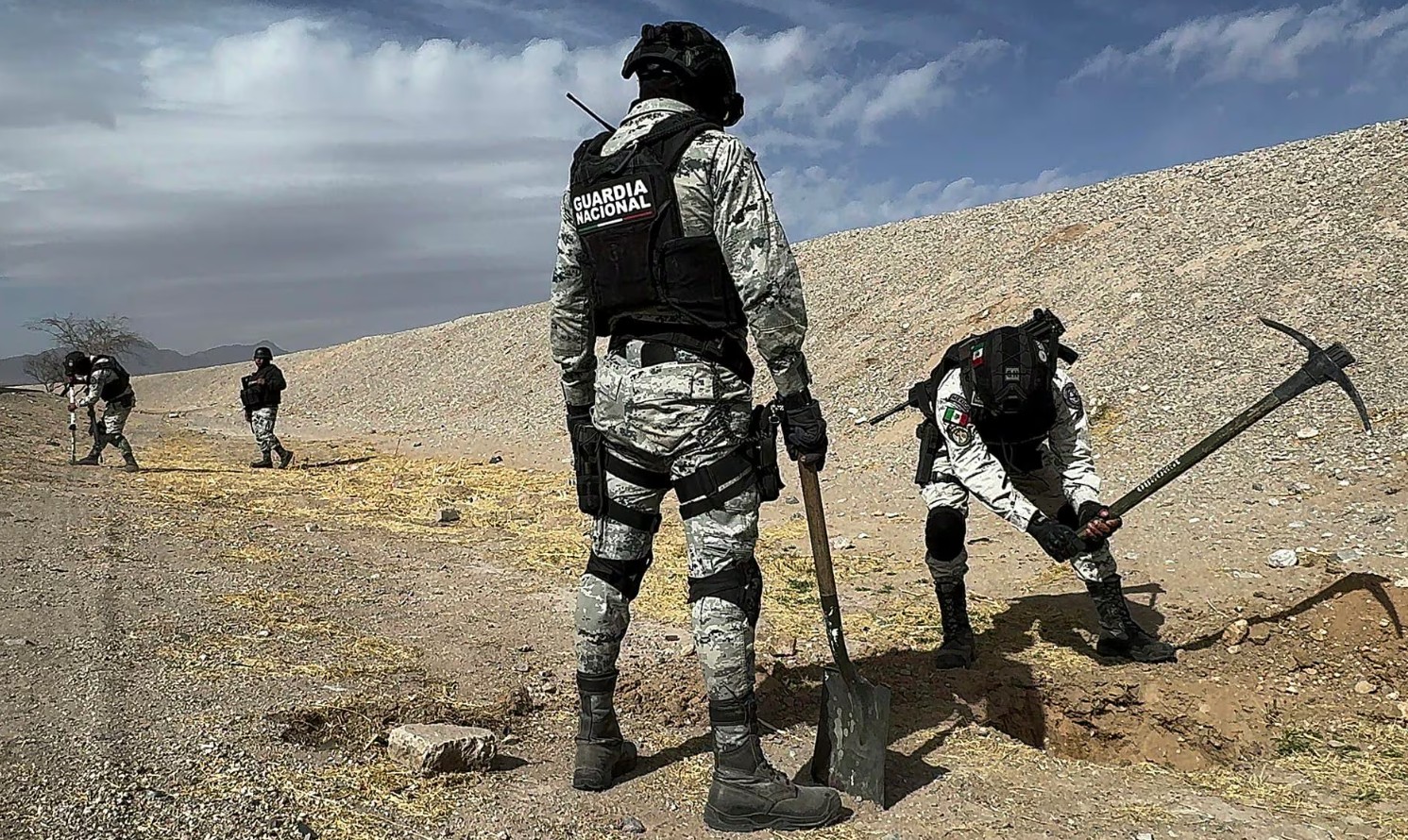 Foto: Cortesía Guardia Nacional intensifica búsqueda de túneles clandestinos en el río Bravo