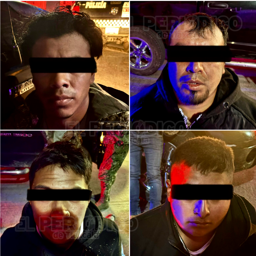 Capturan a cuatro sujetos en Ixtacuixtla tras enfrentamiento en Puebla