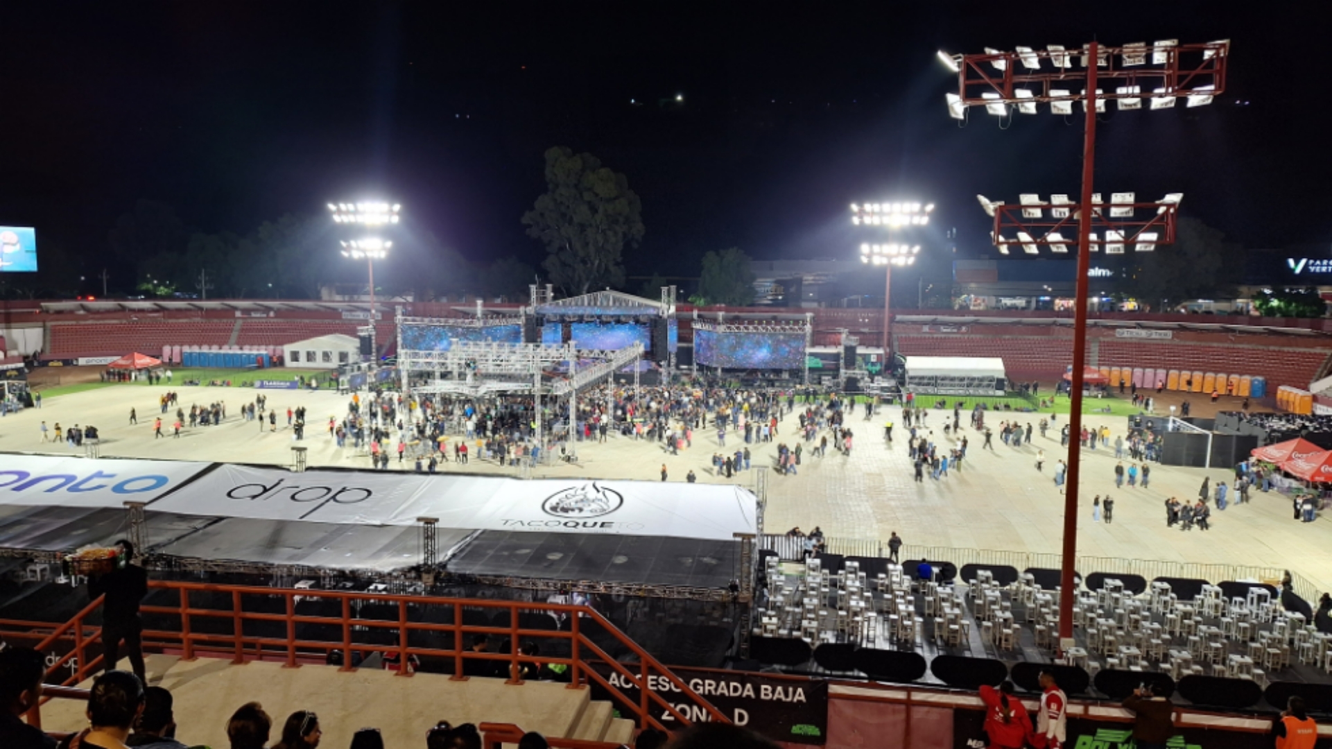 Foto: Alonso Camarillo  Todo listo para la fiesta del High Energy con Polymarchs en Tlaxcala