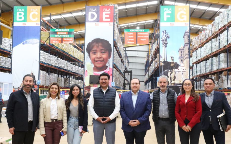 Foto: Cortesía Gobierno de Puebla colabora con Banco de Alimentos para asegurar nutrición