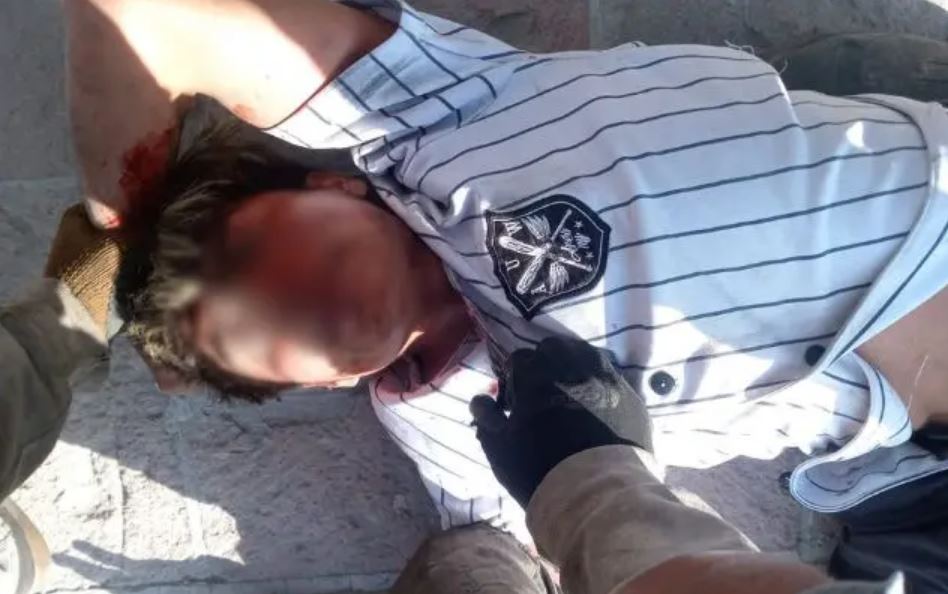 Foto: Cortesía Vecinos de Acajete golpean a presunto ladrón y exigen más seguridad