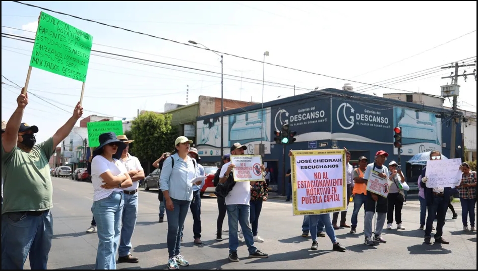Foto: Cortesía Ampliación de parquímetros en Puebla genera inconformidad vecinal