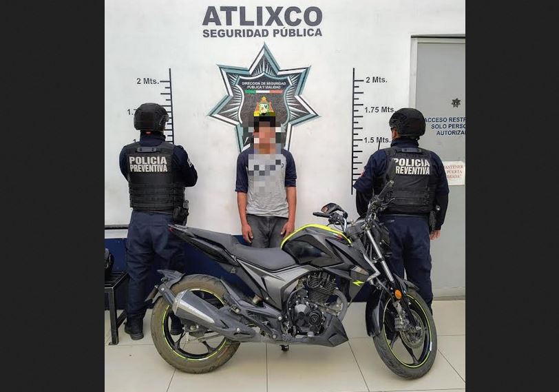 Foto: Cortesía Recuperación de motocicletas robadas en Atlixco