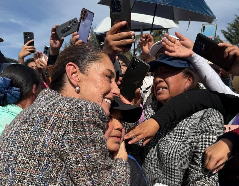 Foto: Cortesía Claudia Sheinbaum mantiene un alto nivel de aprobación en Tlaxcala