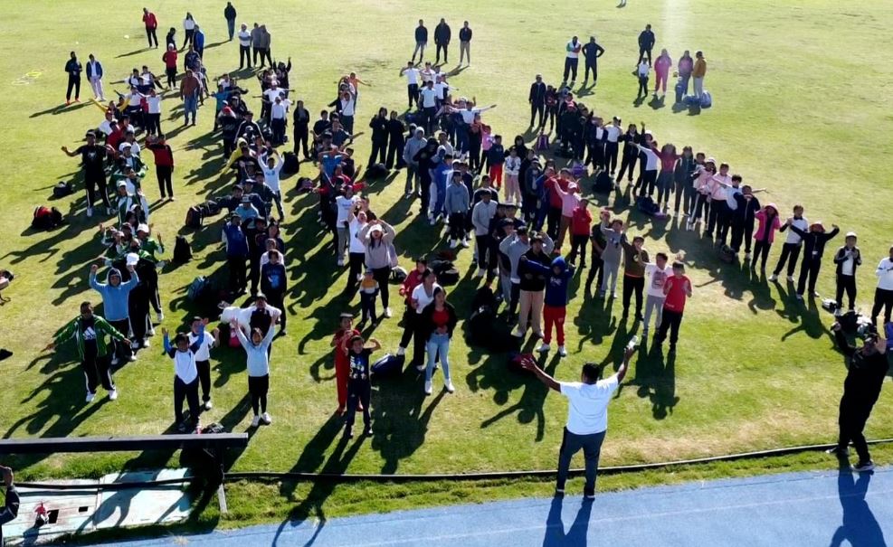 Foto: Cortesía Más de 350 jóvenes de 5 municipios participaron en activación física