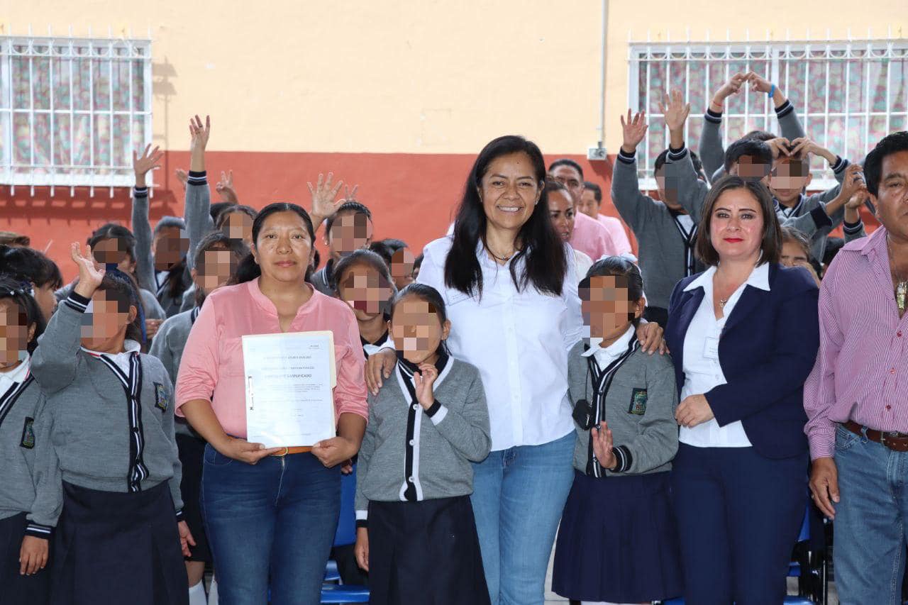 Foto: Cortesía Ariadna Ayala impulsa la educación con nuevo comedor escolar en Atlixco