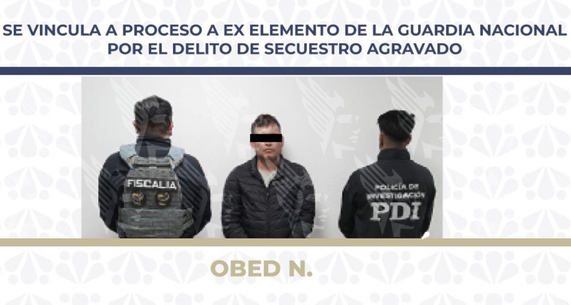 Foto: Cortesía Capturan en CDMX a exguardia nacional acusado de secuestro agravado en Puebla