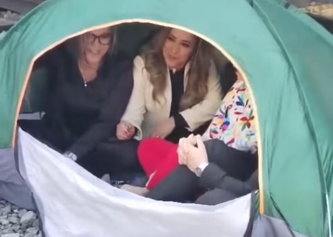 Foto: Cortesía Autoridades en Tlaxcala convierten la crisis migrante en un show mediático