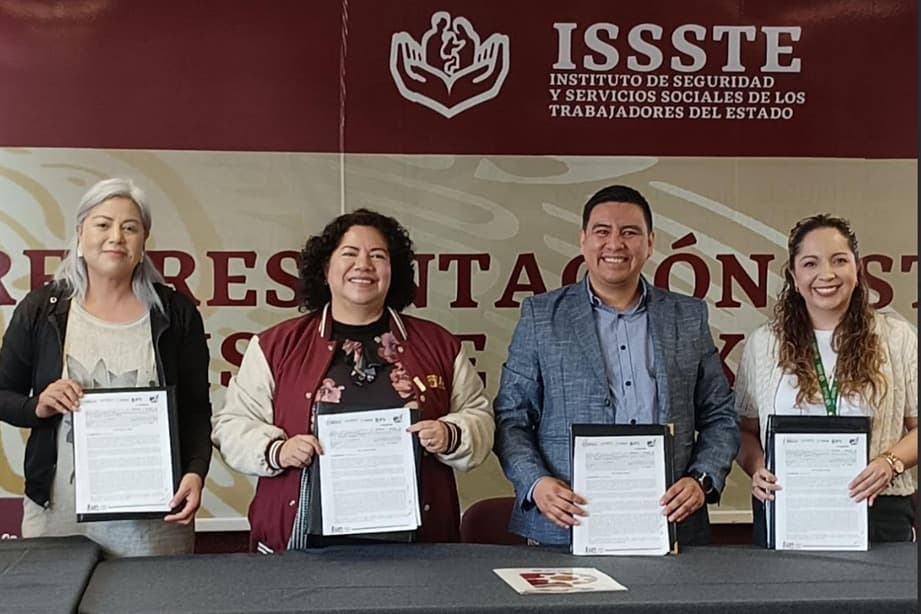 Foto: Cortesía UPTx e ISSSTE firman convenio para impulsar la formación profesional