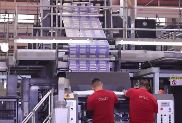 Foto: Cortesía INE inicia impresión de boletas para histórica elección del Poder Judicial