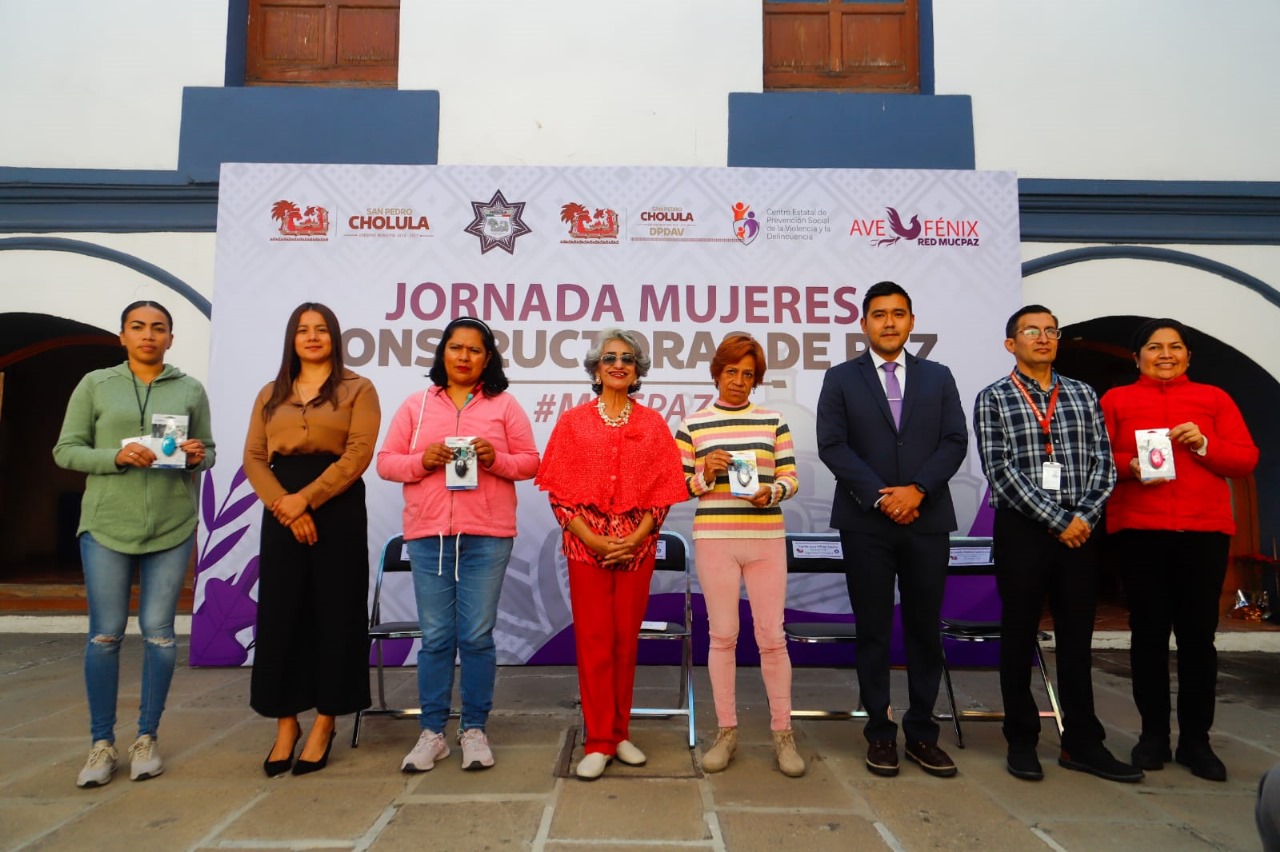 Comunicado oficial San Pedro Cholula realiza Jornada de Mujeres Constructoras de Paz