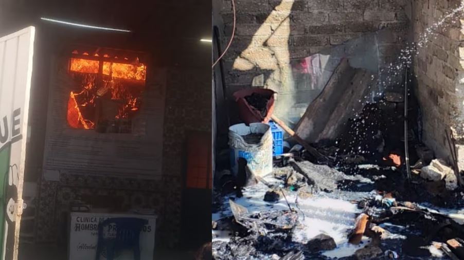 Foto: Cortesía Incendio en anexo de Tlalpan deja seis muertos y varios intoxicados