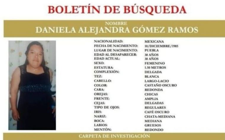 Foto: Cortesía Hallan sin vida a Daniela Alejandra en Puebla; investigan feminicidio