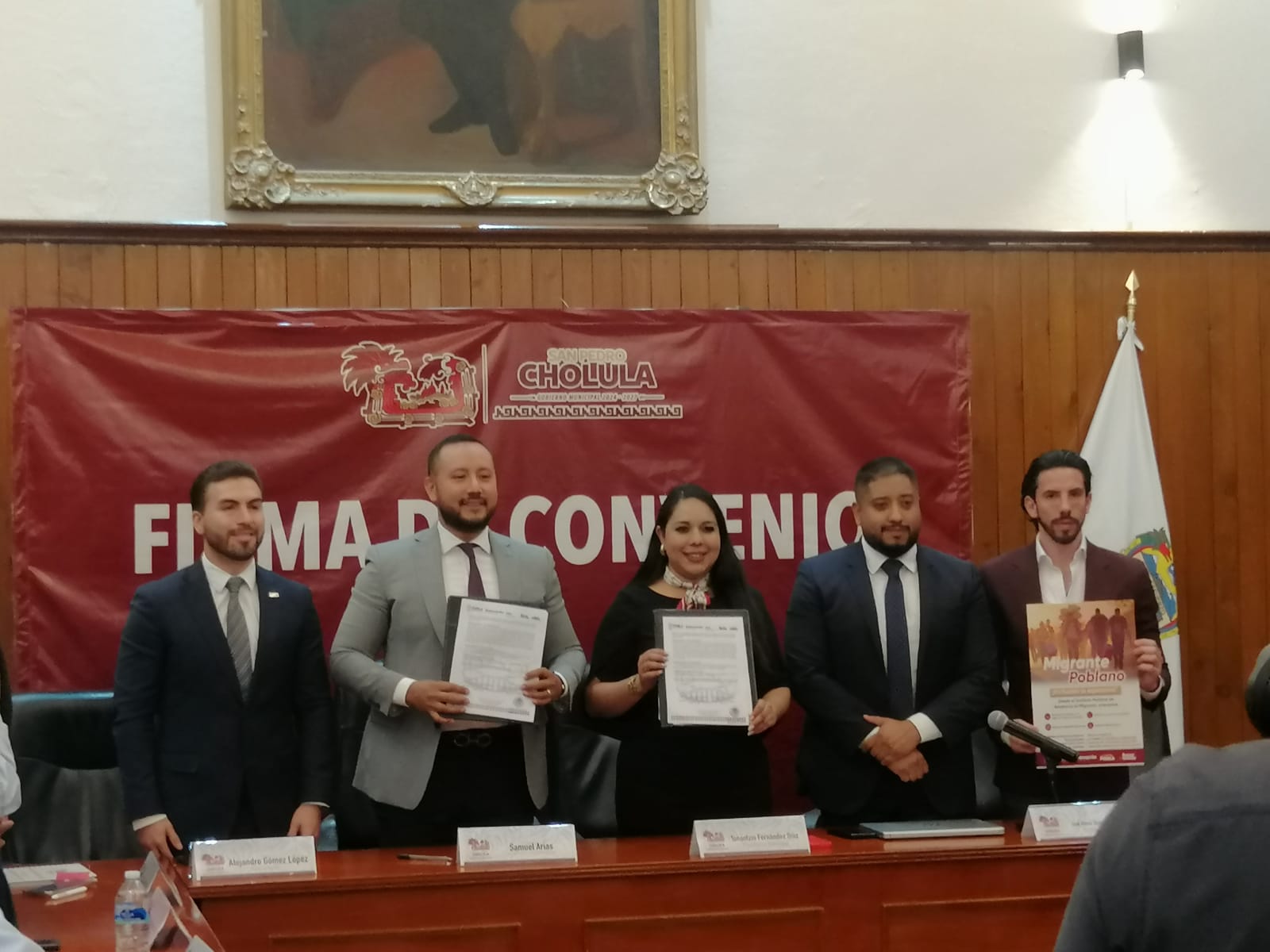 Por: Cortesía Lula Pineda Tonantzin Fernández signa convenio para apoyar a migrantes deportados de EE.UU.