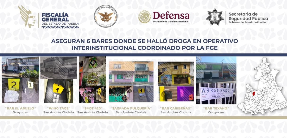 Foto: Cortesía Operativo interinstitucional en Puebla