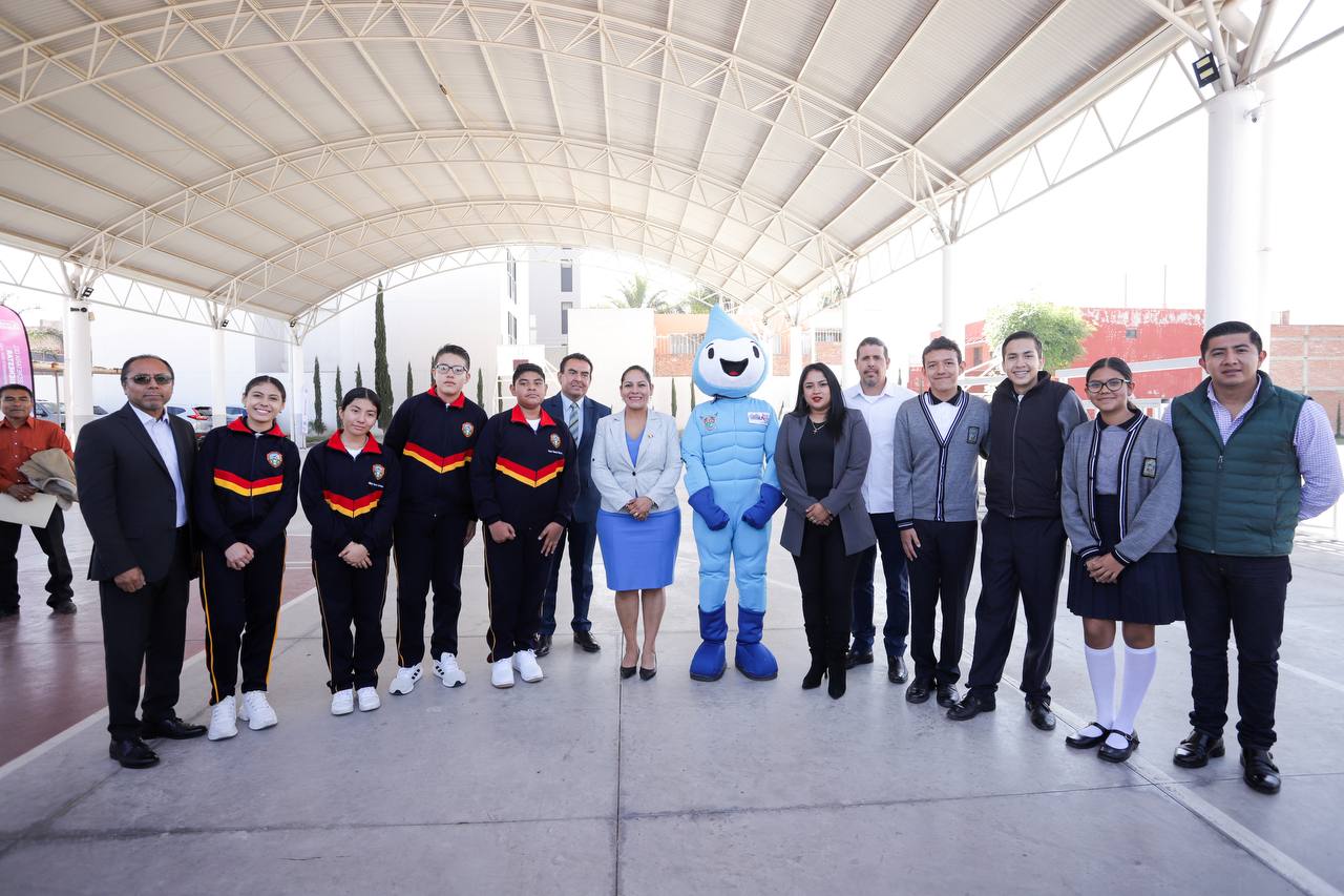 Comunicado oficial Conviven estudiantes de secundaria con la presidenta municipal de San Andrés Cholula