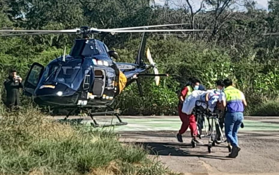 Foto: Cortesía Traslado aéreo de emergencia salva a mujer con preeclampsia en Puebla