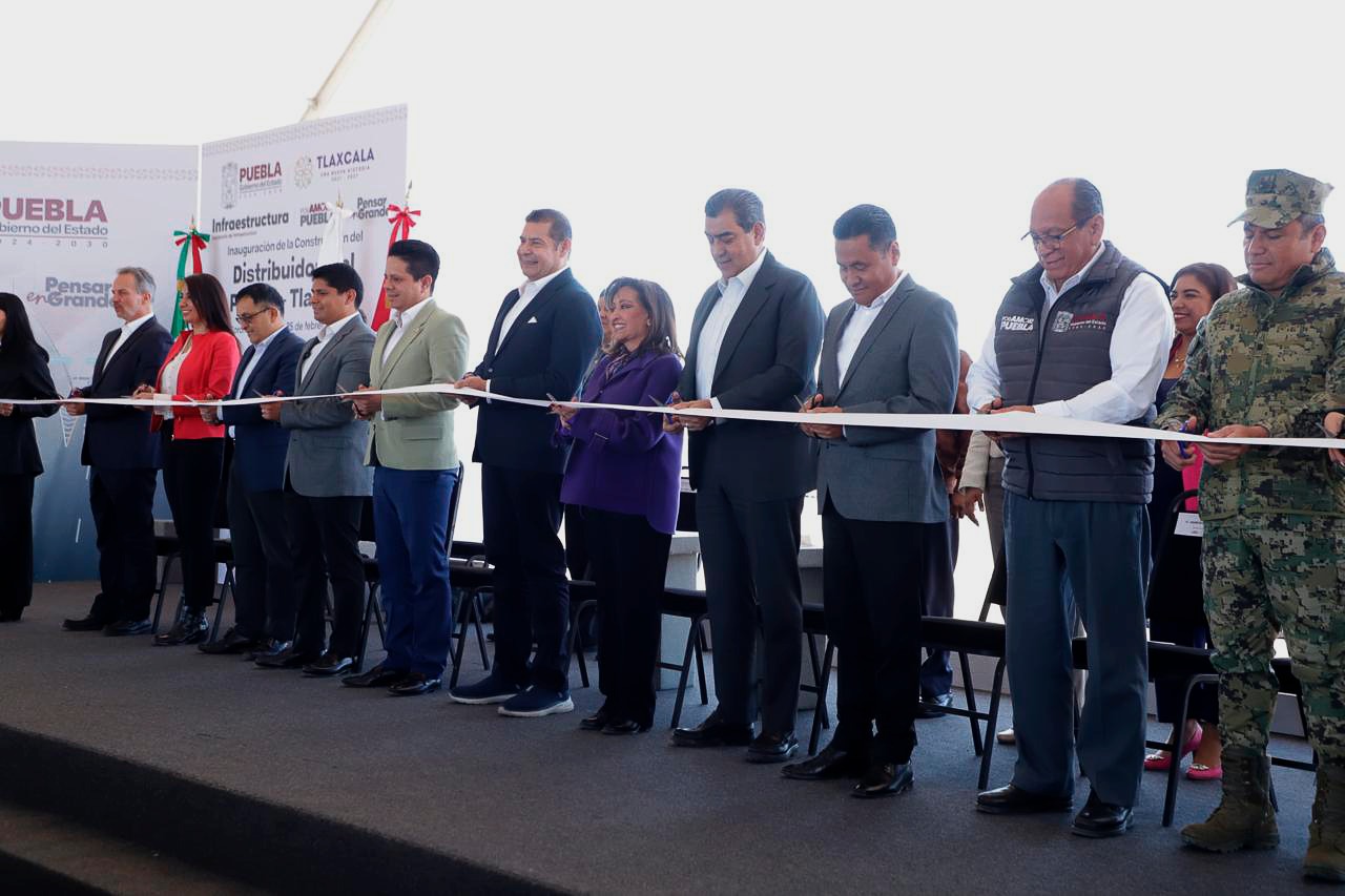 Comunicado oficial En Coronango, autoridades inauguran el Distribuidor Vial Puebla-Tlaxcala