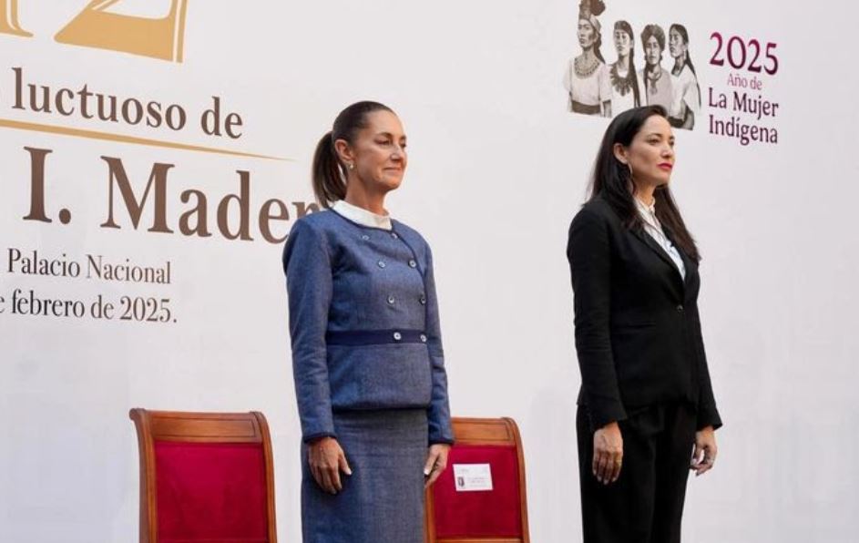 Foto: Cortesía Claudia Sheinbaum rinde homenaje a Francisco I. Madero en su aniversario luctuoso