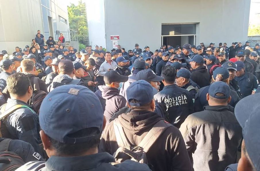 Foto: Cortesía Policías de Oaxaca se rebelan contra exámenes de control y confianza