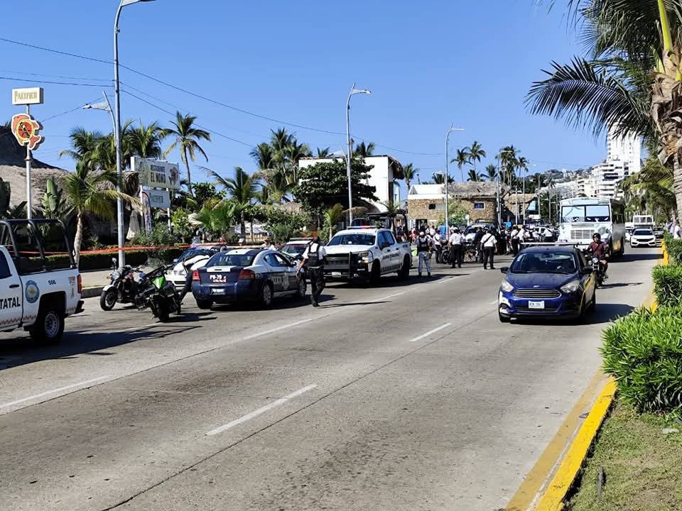 Foto: Cortesía Privan de la vida a un policía vial en la Costera Miguel Alemán, Acapulco