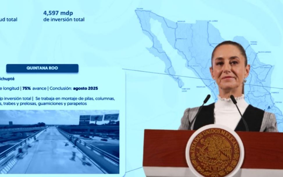 Foto: Cortesía Claudia Sheinbaum presenta el Programa Nacional de Infraestructura Carretera 2025-2030