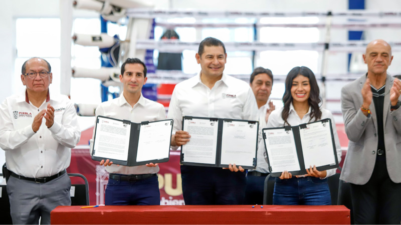 Foto: Cortesía Puebla fortalece el deporte con CONADE y crea la Universidad del Deporte