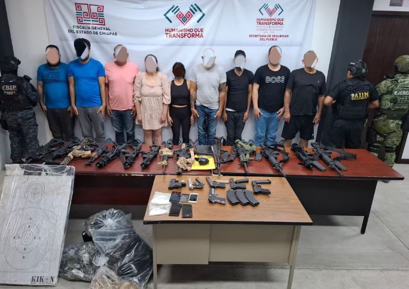 Foto: Cortesía Desarticulación de banda delictiva en Chiapas