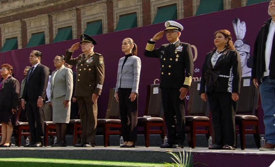 Foto: Cortesía Claudia Sheinbaum conmemora los 500 años de la ejecución de Cuauhtémoc