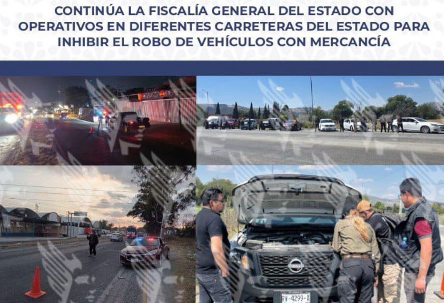 Foto: Cortesía Operativos en carreteras para combatir el robo de vehículos