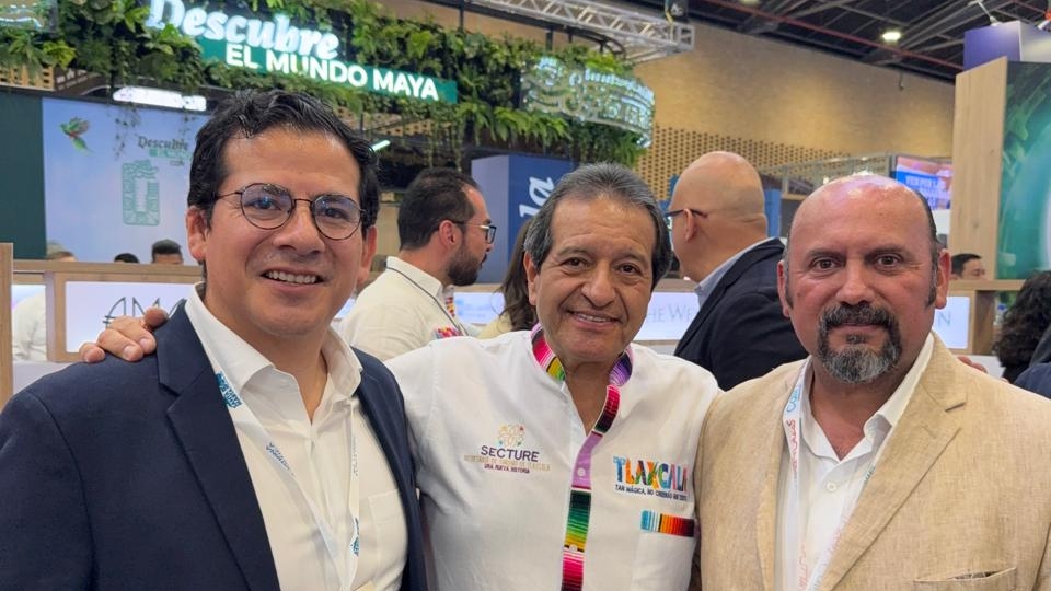Foto: Cortesía Tlaxcala brilla en ANATO 2025 y fortalece lazos turísticos con Colombia