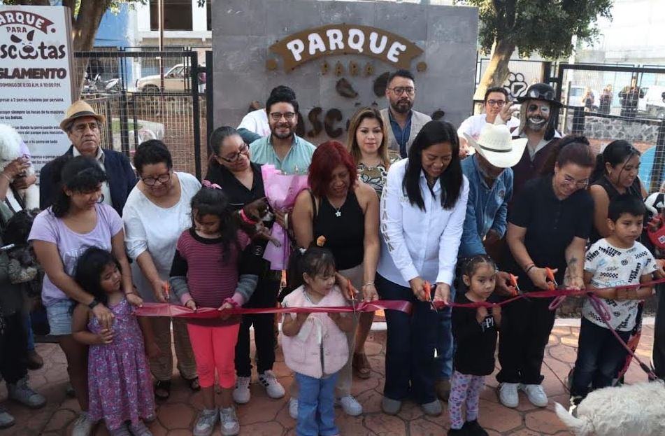 Foto: Cortesía Atlixco inaugura primer parque para mascotas con espacios seguros