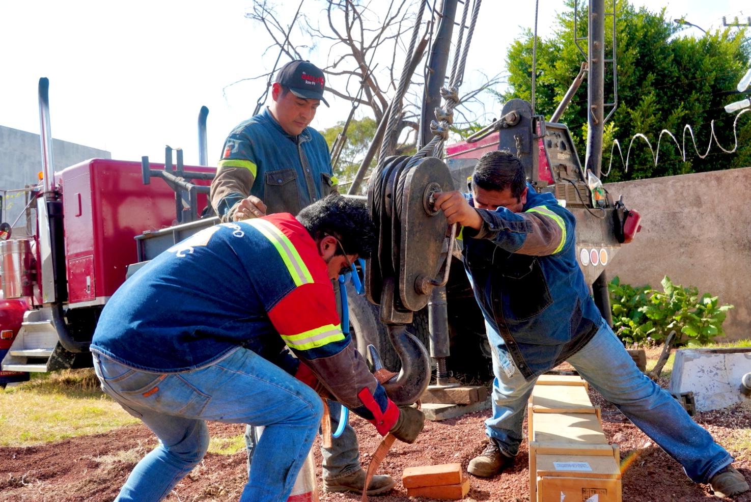 Comunicado oficial SOSAPACH realiza mantenimiento al pozo 16 de Momoxpan para garantizar el abastecimiento de agua