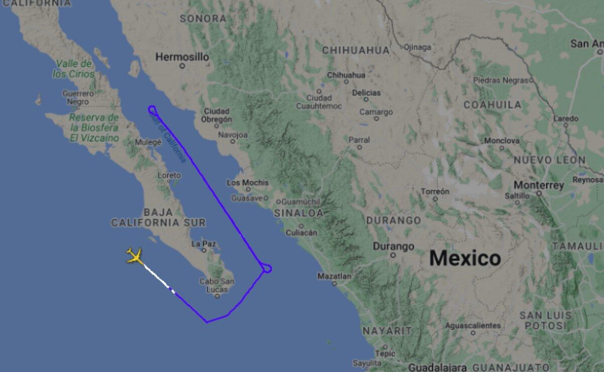 Foto: Cortesía Avión espía de EE.UU. sobrevuela el Golfo de California; México confirma que voló en aguas internacionales