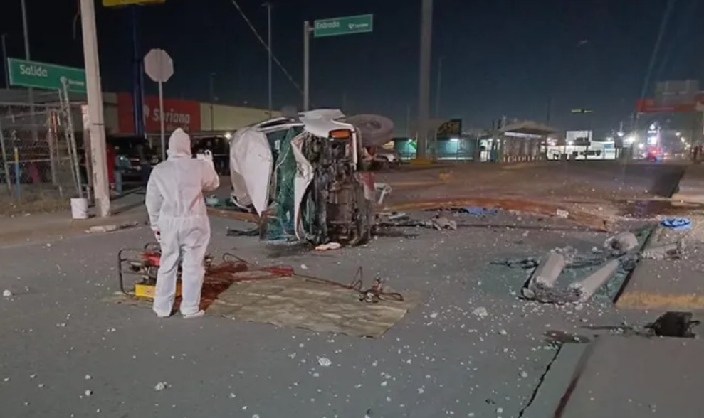 Foto: Cortesía Trágico accidente en Matamoros deja dos fallecidos y dos heridos