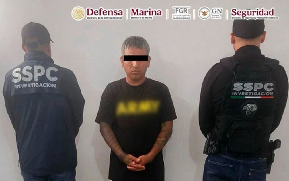 Foto: Cortesía Capturan en Mazatlán a “El Gato”, líder delictivo vinculado a explosivos