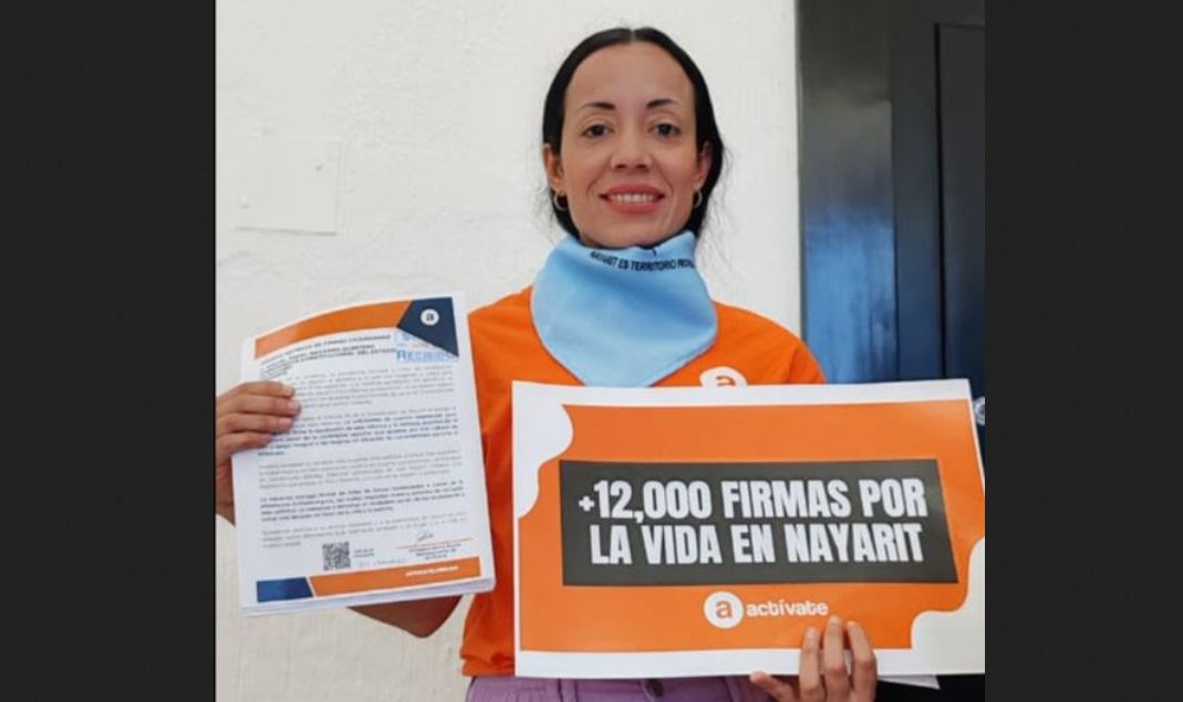 Foto: Cortesía Ciudadanos exigen al gobernador de Nayarit veto contra despenalización del aborto