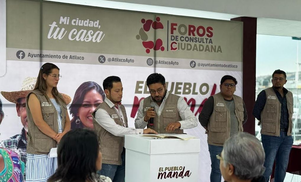 Foto: Cortesía Atlixco escucha a su gente: foros ciudadanos para un mejor futuro