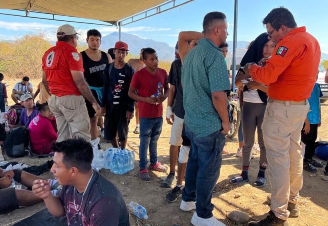 Foto: Cortesía Migrantes avanzan por Oaxaca con esperanza y desafíos