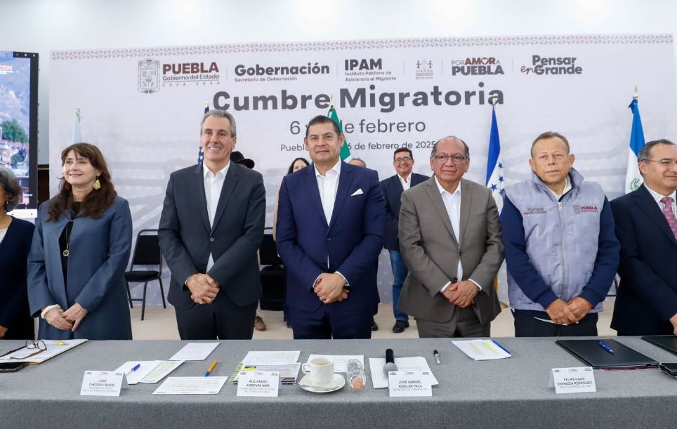 Foto: Cortesía Puebla fortalece apoyo a migrantes con convenio internacional