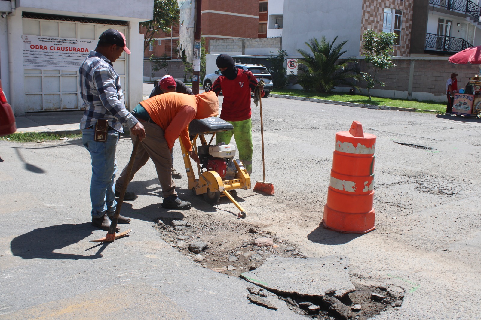 Comunicado oficial Invierte Coronango 1.9 mdp en acciones de bacheo y obras complementarias
