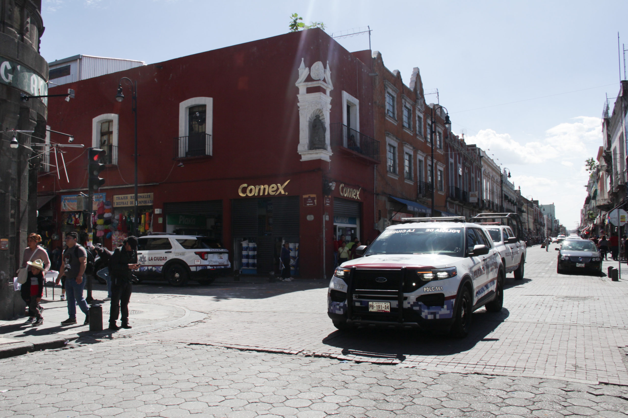 Foto: Cortesía Ayuntamiento de Puebla presenta denuncias tras enfrentamiento con ambulantes en el Centro Histórico