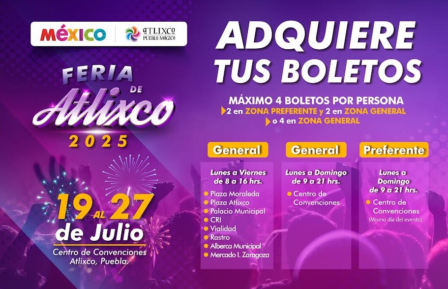 Foto: Cortesía Atlixco se llena de vida con su feria 2025