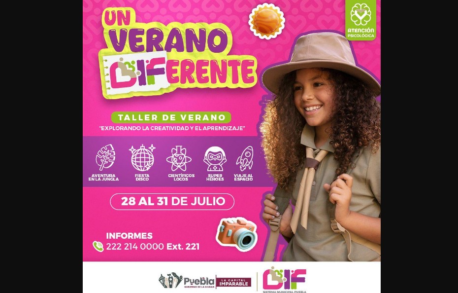 Foto: Cortesía Taller de verano para niñas y niños en la UMI Puebla