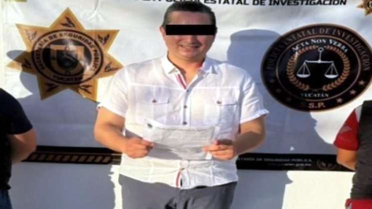 Foto: Cortesía Detienen al líder del PRI en Mérida por presunto fraude millonario